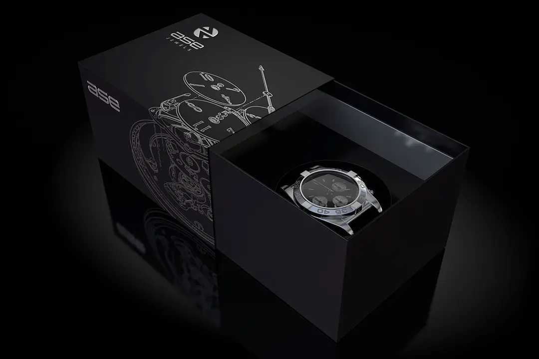 ase jewels uhren packaging draufsicht