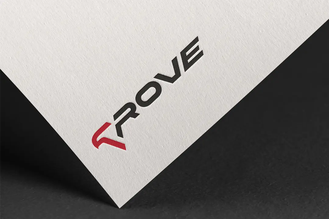 rove logo mockup