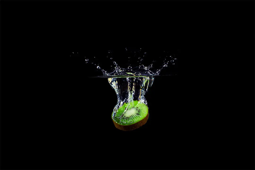 splashy kiwi eine scheibe